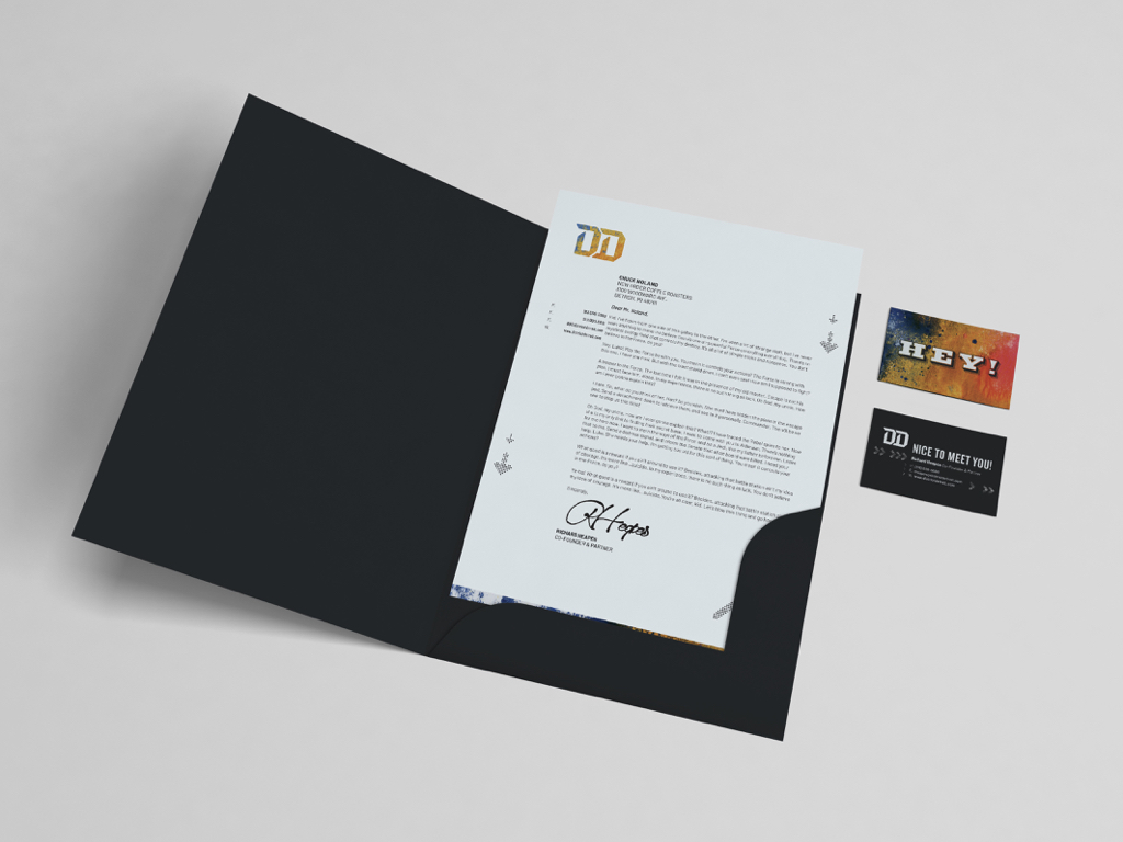 detroit graphic design branding identity system stationery letterhead envelope