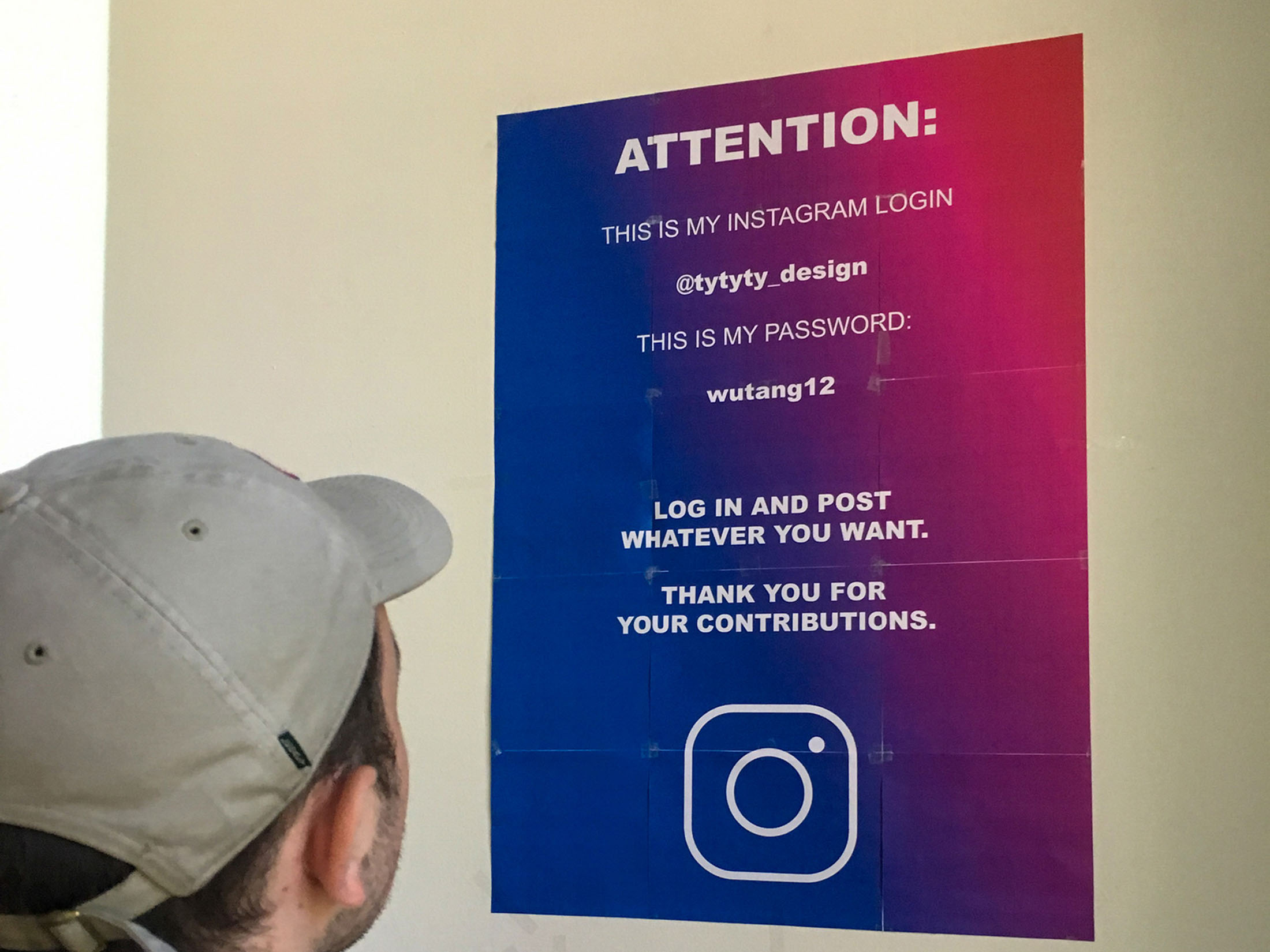 attention insta instagram notice post social